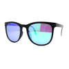 Mens Collapsible Oversize Thin Plastic Hipster Horn Rim Sunglasses