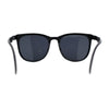 Mens Collapsible Oversize Thin Plastic Hipster Horn Rim Sunglasses