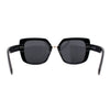 Womens Oversized Squared Cat Eye Metal Bridge Plastic Fashion Sunglasses