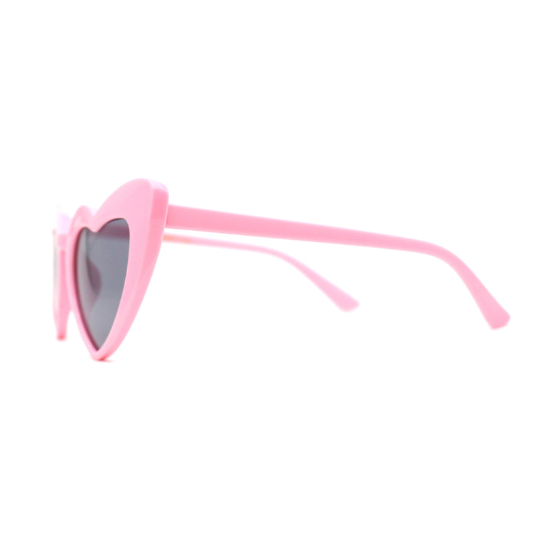 Girls Kids Size Iconic Cat Eye Heart Shape Cutie Sunglasses