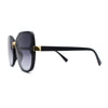 Womens Slick Rimless 90s Fashion Butterfly Plastic Sunglasses