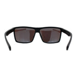 Antiglare Polarized Mens Classic Rectangular Flat Top Plastic Sport Sunglasses