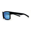 Antiglare Polarized Mens Classic Rectangular Flat Top Plastic Sport Sunglasses