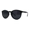 Mens Polarized Iconic Keyhole Horn Rim Hipster Sunglasses