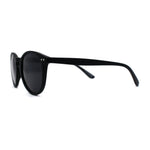 Mens Polarized Iconic Keyhole Horn Rim Hipster Sunglasses