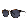 Mens Polarized Iconic Keyhole Horn Rim Hipster Sunglasses