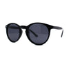 Mens Polarized Iconic Keyhole Horn Rim Hipster Sunglasses