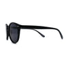 Mens Polarized Iconic Keyhole Horn Rim Hipster Sunglasses