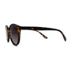 Mens Polarized Iconic Keyhole Horn Rim Hipster Sunglasses