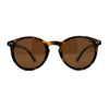 Mens Polarized Iconic Keyhole Horn Rim Hipster Sunglasses