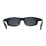 Polarized Mens True Classic Wrap Around Biker Style Sport Sunglasses