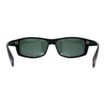 Polarized Mens True Classic Wrap Around Biker Style Sport Sunglasses