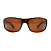 Polarized Mens True Classic Wrap Around Biker Style Sport Sunglasses