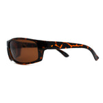 Polarized Mens True Classic Wrap Around Biker Style Sport Sunglasses