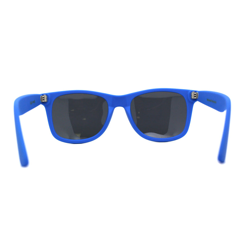 Anti-glare Polarized Iconic Hipster Horn Rim Rectangular Sunglasses