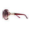 Womens Rhinestone Bling Ribbon Arm Butterfly Plastic Sunglasses