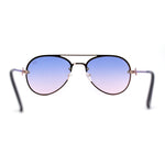 Womens Luxury Metal Deco Designer Rimless Pilots Sunglasses