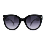 Womens Horn Rim Cat Eye Designer Fashion Plastic Sunglasses