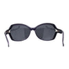 Womens Anti-Glare Polarized Oval Round Butterfly Buckle Hinge Sunglasses