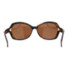 Womens Anti-Glare Polarized Oval Round Butterfly Buckle Hinge Sunglasses