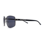 Xloop Sport Rectangle Metal Rim Color Mirror Officer Sunglasses