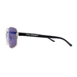 Xloop Sport Rectangle Metal Rim Color Mirror Officer Sunglasses