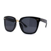 Polarized Metal Bridge Luxury Plastic Horn Rim Fashion Sunglasses