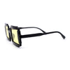 Runway Razor Blade Shape Plastic Narrow Rectangle Sunglasses