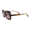 Runway Razor Blade Shape Plastic Narrow Rectangle Sunglasses