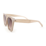 Womens Squared Rectangular Cat Eye Gothic Plastic Sunglasses