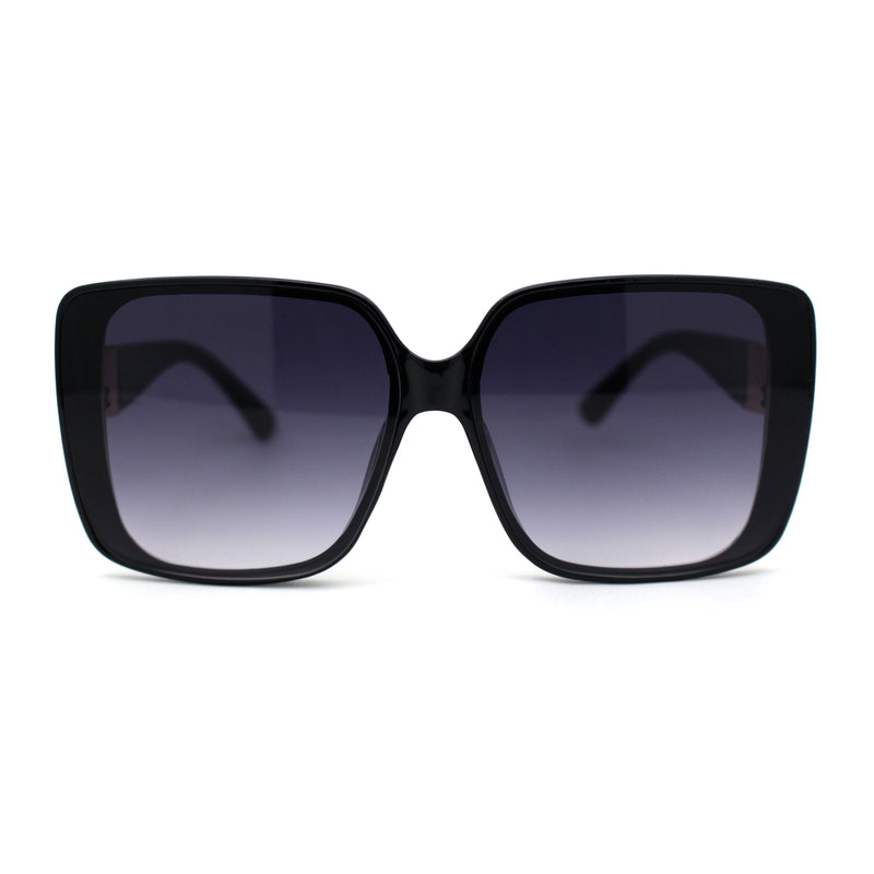 Womens Minimal 90s Designer Rectangle Butterfly Diva Sunglasses