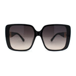 Womens Minimal 90s Designer Rectangle Butterfly Diva Sunglasses