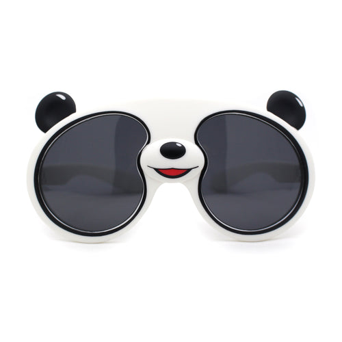 Kid Child Size Panda Soft Flexible Plastic Racer Sunglasses