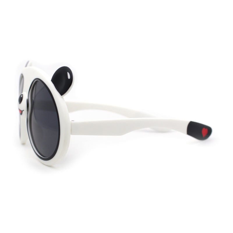 Kid Child Size Panda Soft Flexible Plastic Racer Sunglasses