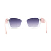 Womens Squared Gothic Cat Eye Mod Plastic Sunglasses