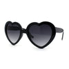 Iconic Large Bubble Heart Shape Cute Plastic Sunglasses