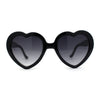 Iconic Large Bubble Heart Shape Cute Plastic Sunglasses