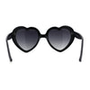 Iconic Large Bubble Heart Shape Cute Plastic Sunglasses