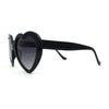 Iconic Large Bubble Heart Shape Cute Plastic Sunglasses