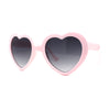 Iconic Large Bubble Heart Shape Cute Plastic Sunglasses