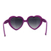 Iconic Large Bubble Heart Shape Cute Plastic Sunglasses