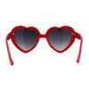 Iconic Large Bubble Heart Shape Cute Plastic Sunglasses