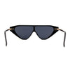 Womens Flat Top Shield Cat Eye Rectangle Squared Cat Eye Sunglasses