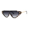 Womens Flat Top Shield Cat Eye Rectangle Squared Cat Eye Sunglasses