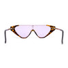 Womens Flat Top Shield Cat Eye Rectangle Squared Cat Eye Sunglasses