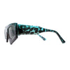 Womens Asymmetrical Flat Top Funky 80s Disco Sunglasses