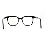 Stylish Thin Plastic Horn Rim Chic Blue Light Filtering Computer Glasses