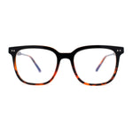 Stylish Thin Plastic Horn Rim Chic Blue Light Filtering Computer Glasses