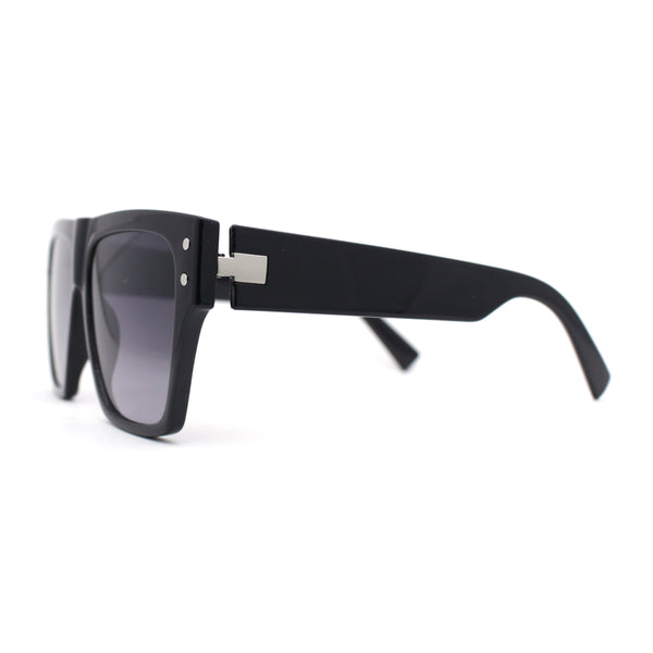 thumbnail image 2 of Mobster Flat Top Large Oversize Plastic Retro Sunglasses For Men Unisex UV400 2 of 6