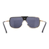 Mobster Flat Top Rimless Luxury Sport Fashion Racer Sunglasses